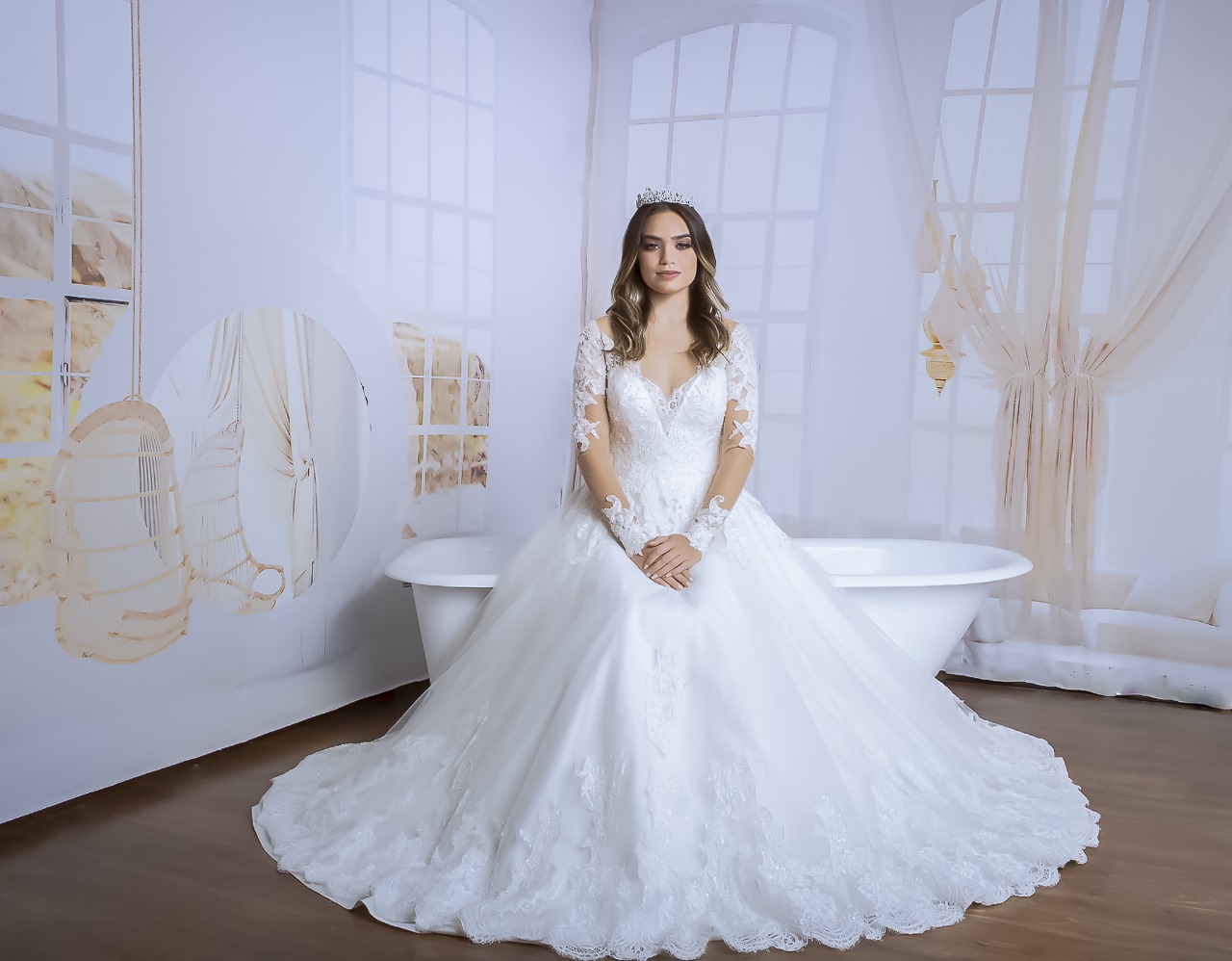 Vestido Celeste